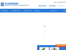 Tablet Screenshot of caienterprises.com